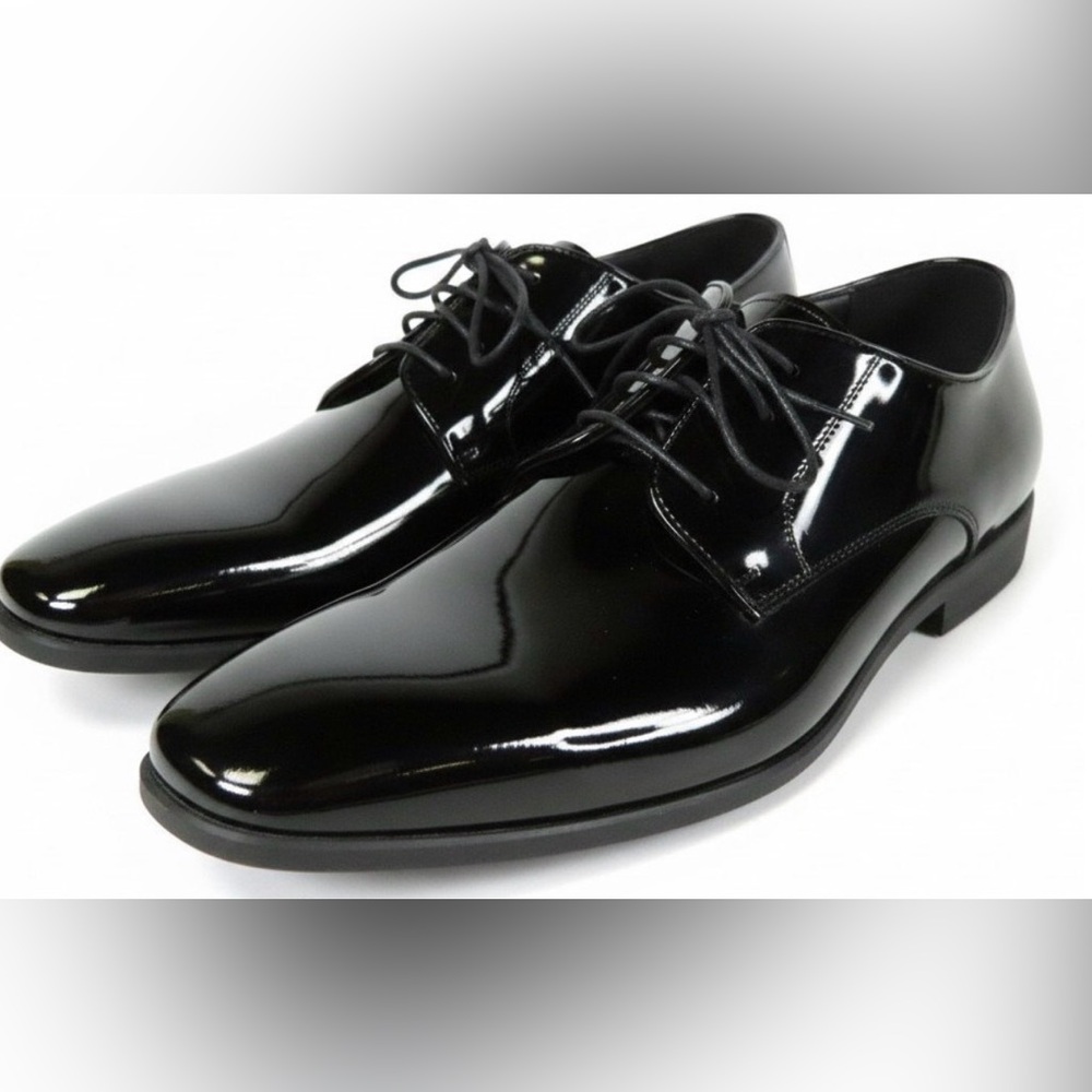 Vangelo TUX-12 Patent Leather Tuxedo Dress Shoes, 16M (Men's) New [F2985]